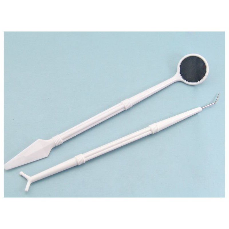 ARSUK - Miroir dentaire avec poignée - Miroir d'inspection dentaire -  Instruments dentaires (1) : : Hygiène et Santé